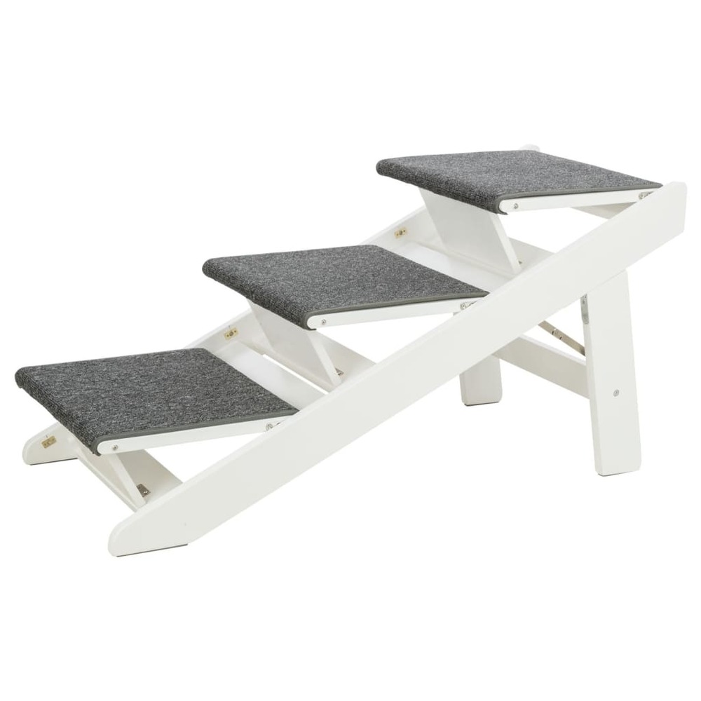 Rampe pour chien avec marches pliantes 44x46x106 cm