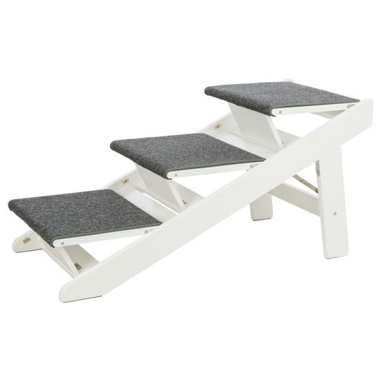 Rampe pour chien avec marches pliantes 44x46x106 cm