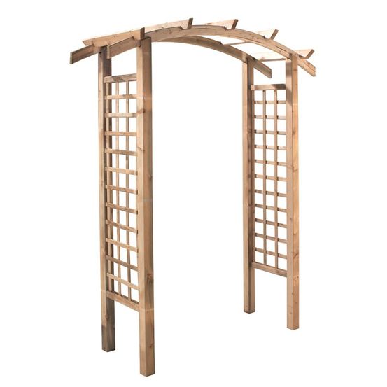 Arche de jardin en bois - pin sylvertre - 180 x 70 x 221 cm