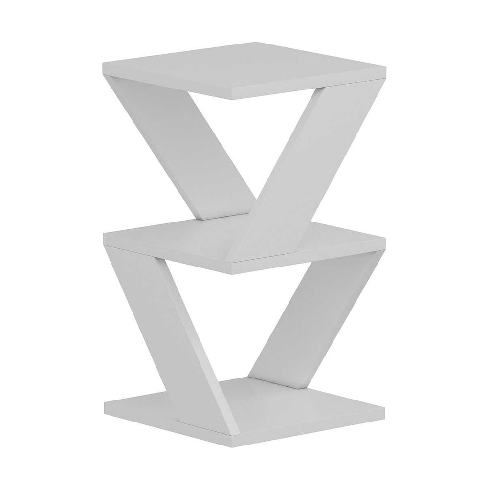 Bout de canapé en aggloméré albeni blanc