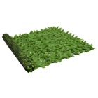 Écran de balcon avec feuilles vert 200x150 cm