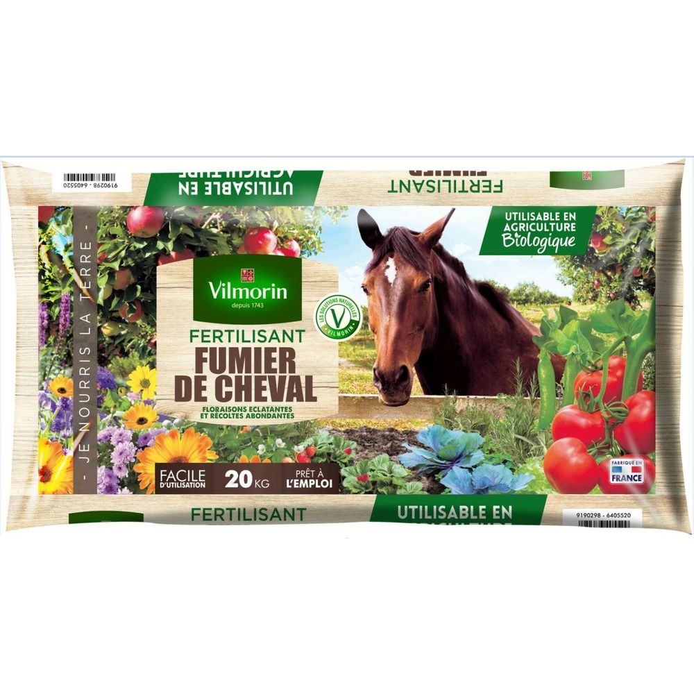 Fumier de cheval - 20 kg