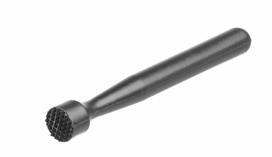 Pilon à cocktail bar up tête pointue noir 34x207 mm - hendi