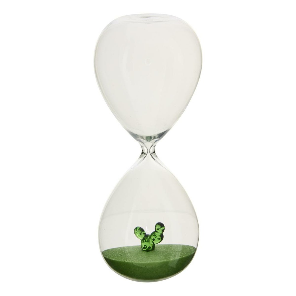 Sablier popi avec détail coeur h20cm
