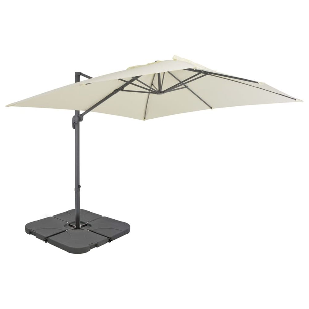 Parasol avec base portable Sable