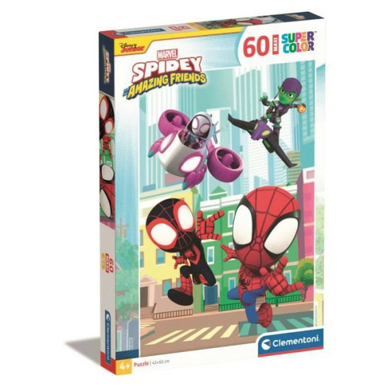 Clementoni - 60 pieces maxi - spidey et ses amis extraordinaires