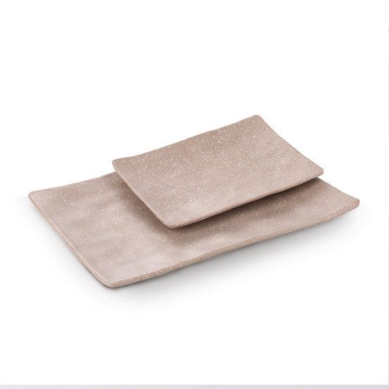 Plat incurvé de présentation stone 20 à 30 cm - pujadas