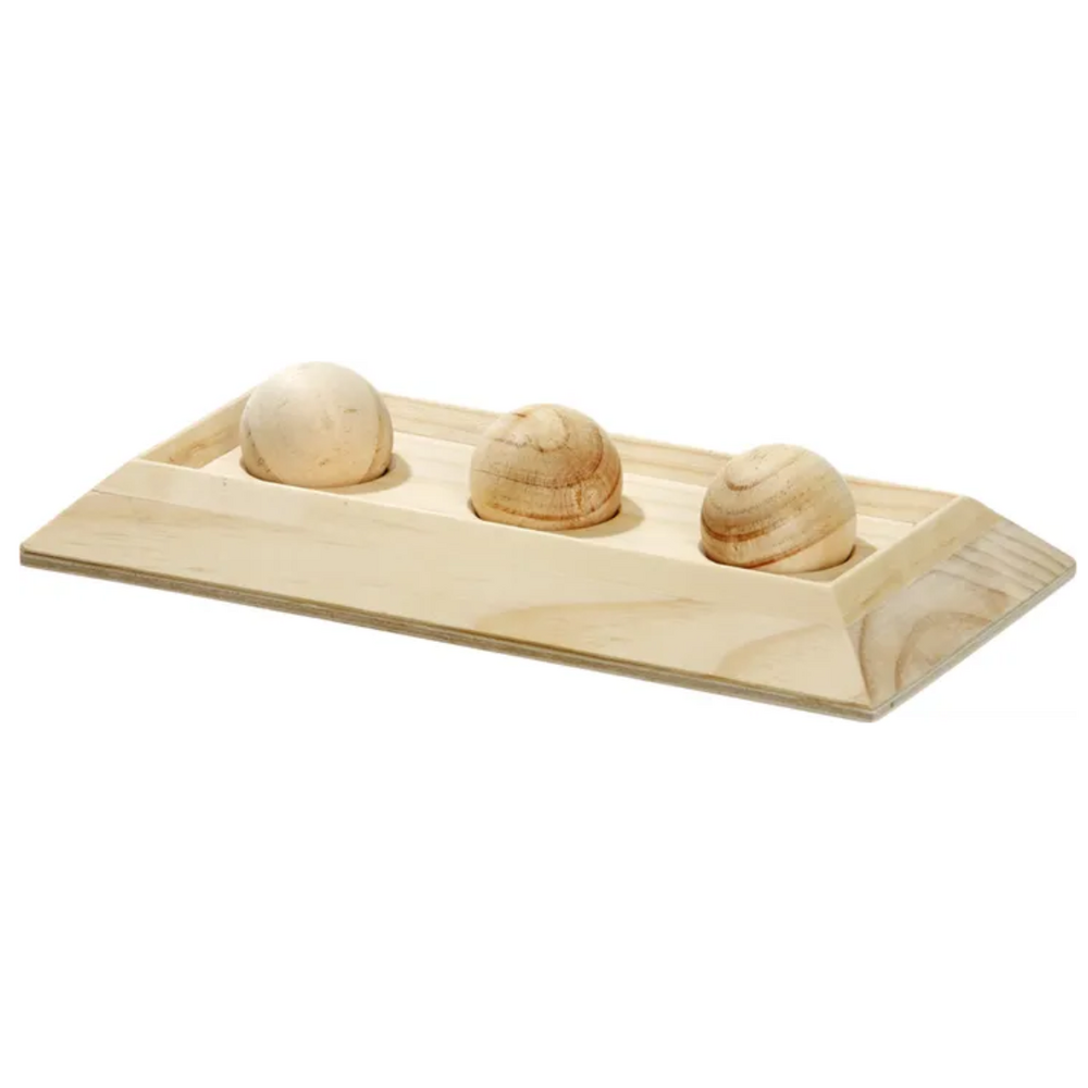 Jouet interactif pour lapin