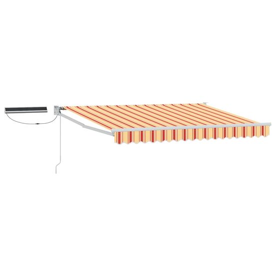 Auvent rétractable électrique multicolore 2,5 x 2 m