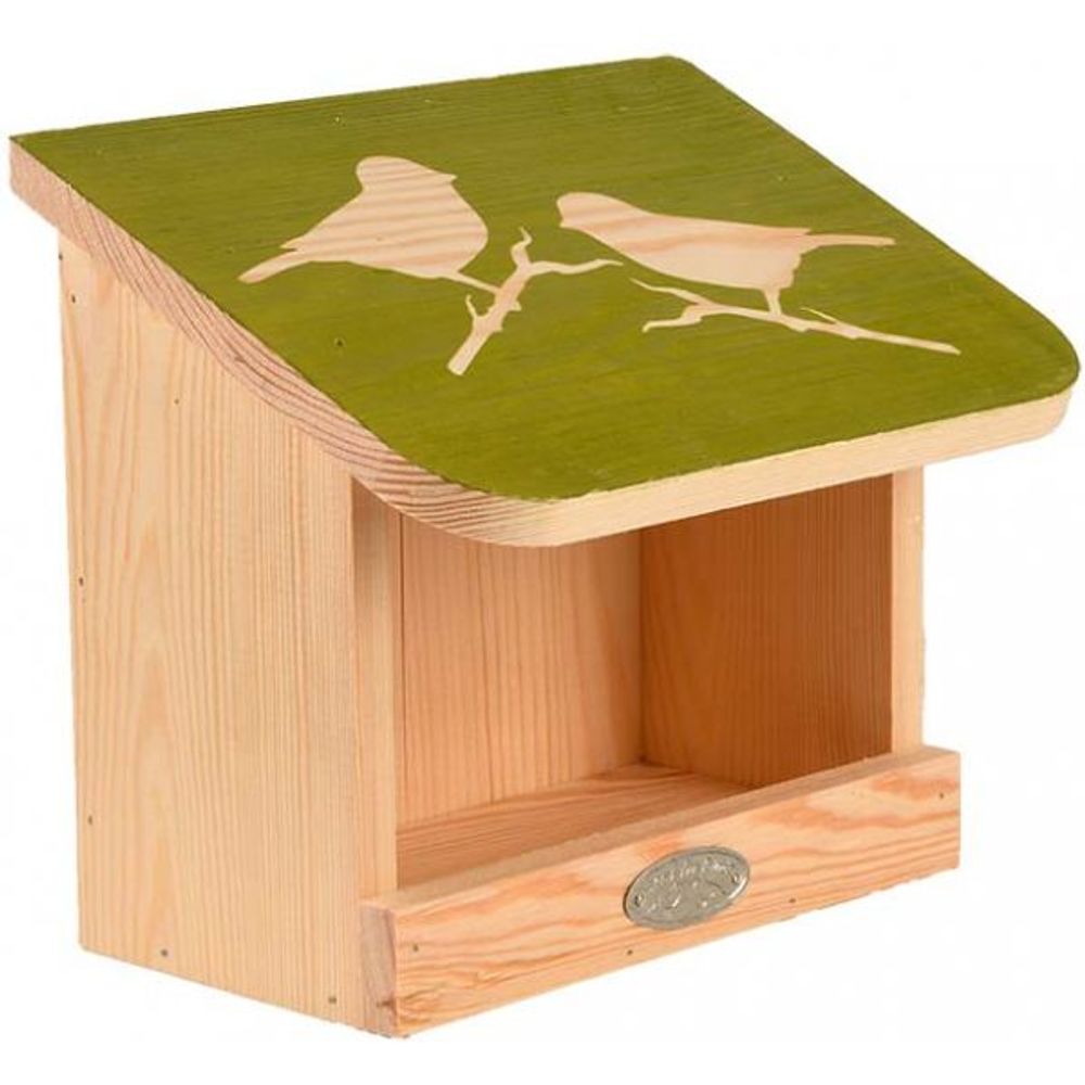 Mangeoire murale pour oiseaux pochoir