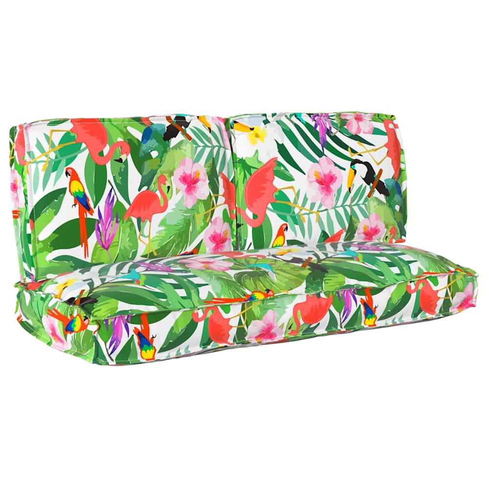 Ensemble de coussins floral 3 pcs multicolore tissu oxford