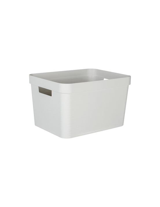 Boite rangement stone bleu 30l