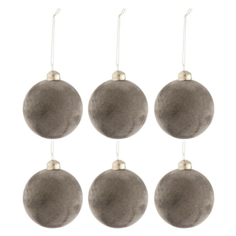Lot de 6 boules de noël 
