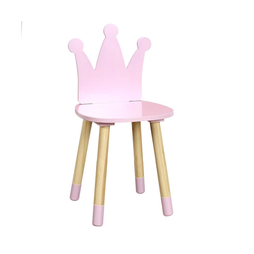 Chaise enfant en bois couronne