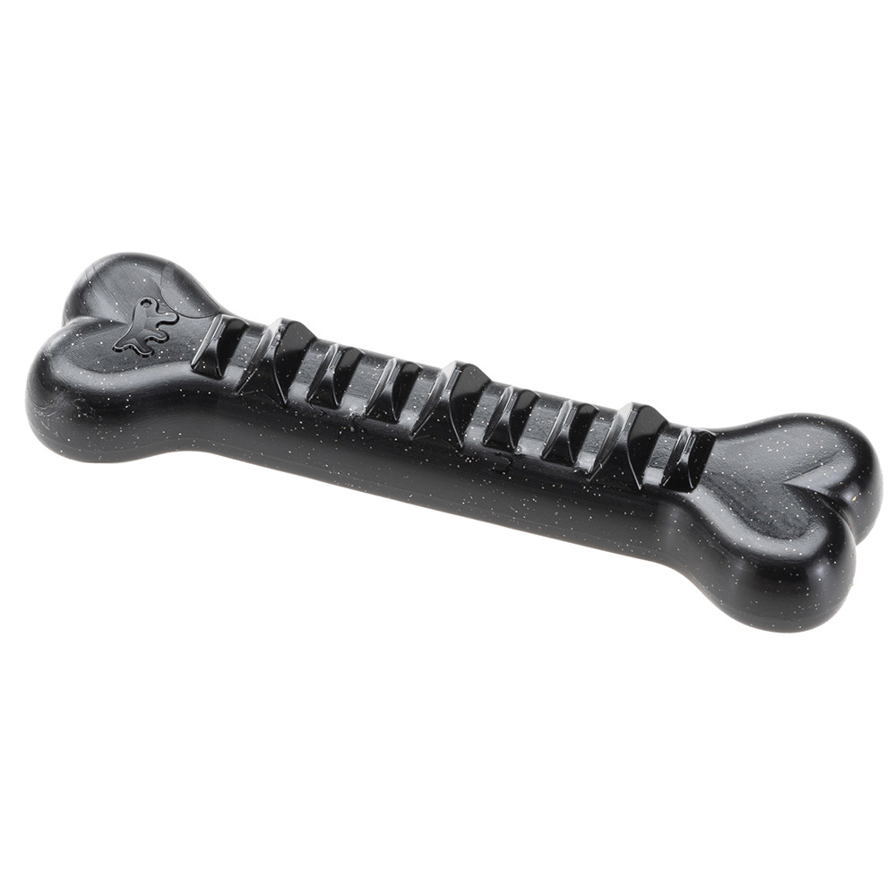 Ferplast jouet chien, os distributeur croquettes friandises pour chien, en matériau durable à mâcher, arôme de viande, pour