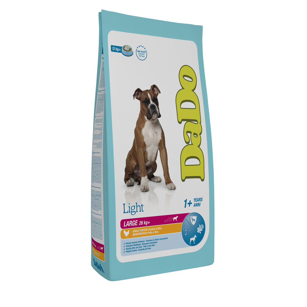 Light large breed chicken & rice 12 kg