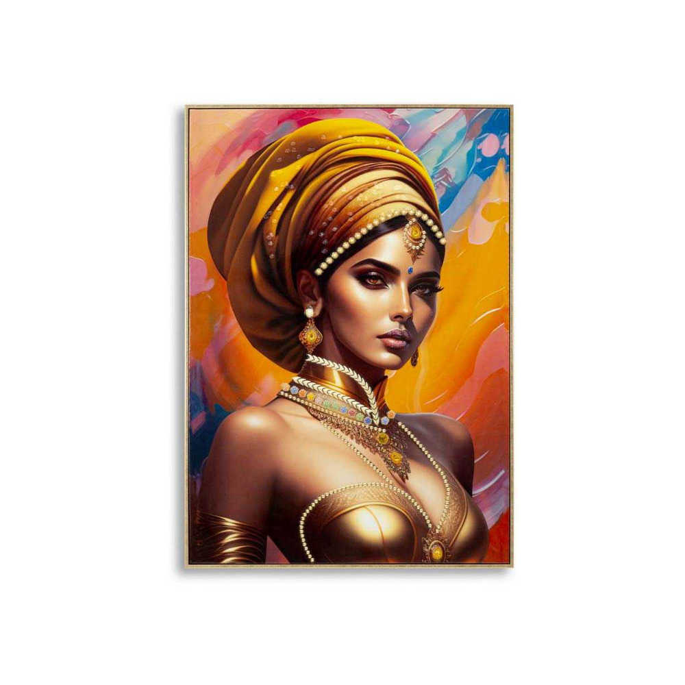 Tableau décoratif en toile samira 72 x 4.5 x 102 cm modèle 1