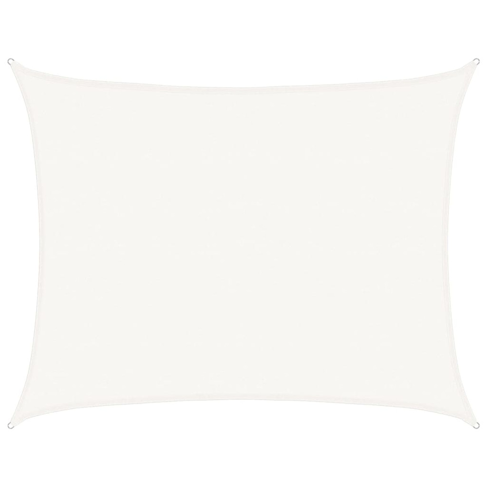 Voile d'ombrage 160 g/m² blanc 6x8 m pehd