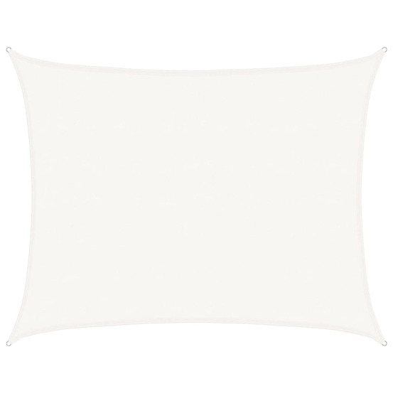 Voile d'ombrage 160 g/m² blanc 6x8 m pehd