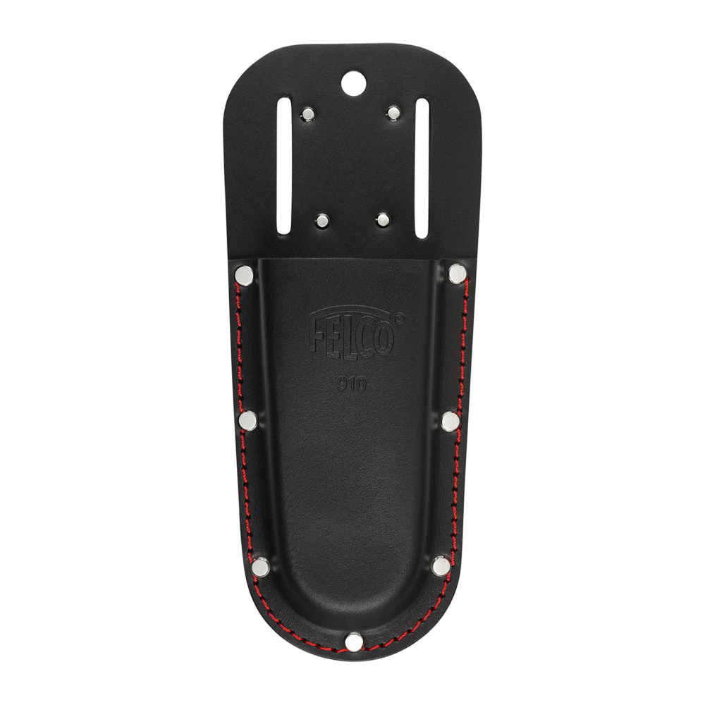Felco 910 noir - étui en cuir avec boucle de ceinture et clip pour un transport pratique des outils de jardinage