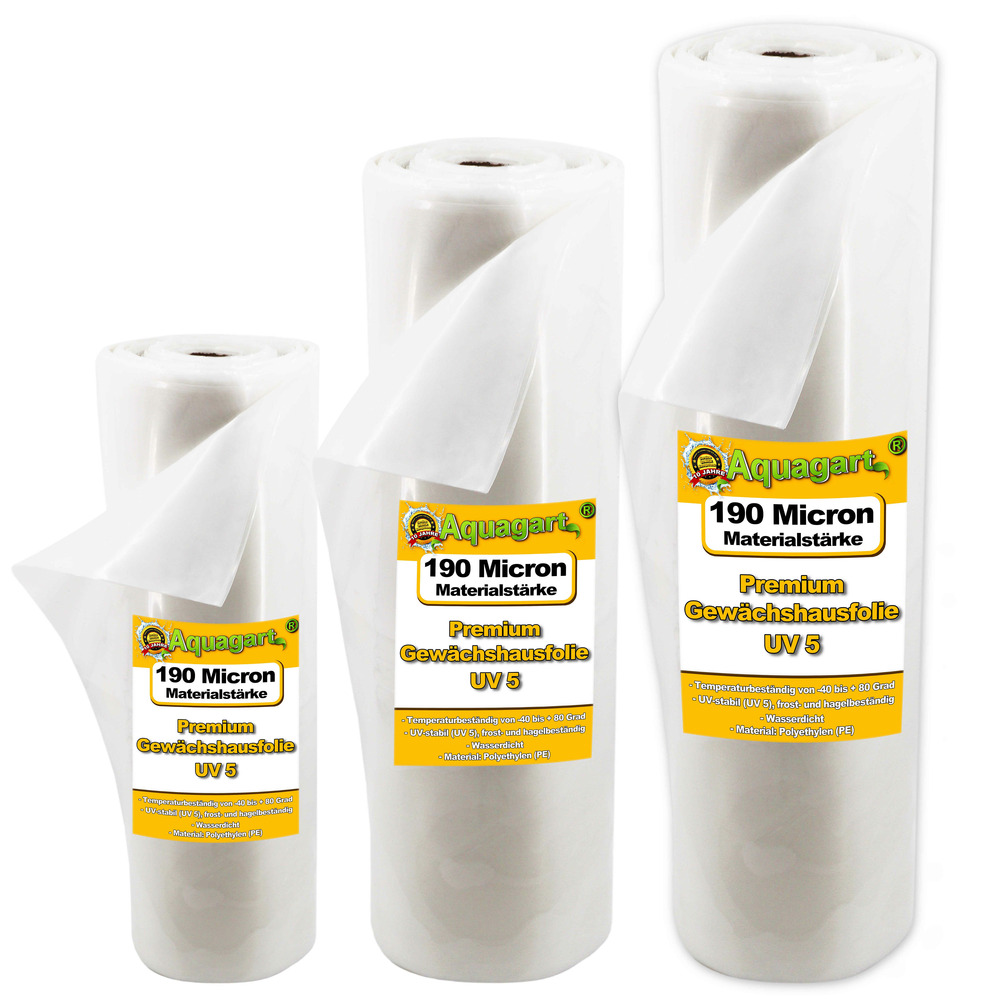 3 m film de jardin, film de serre, uv 5 film de couche froide, 6 m de large