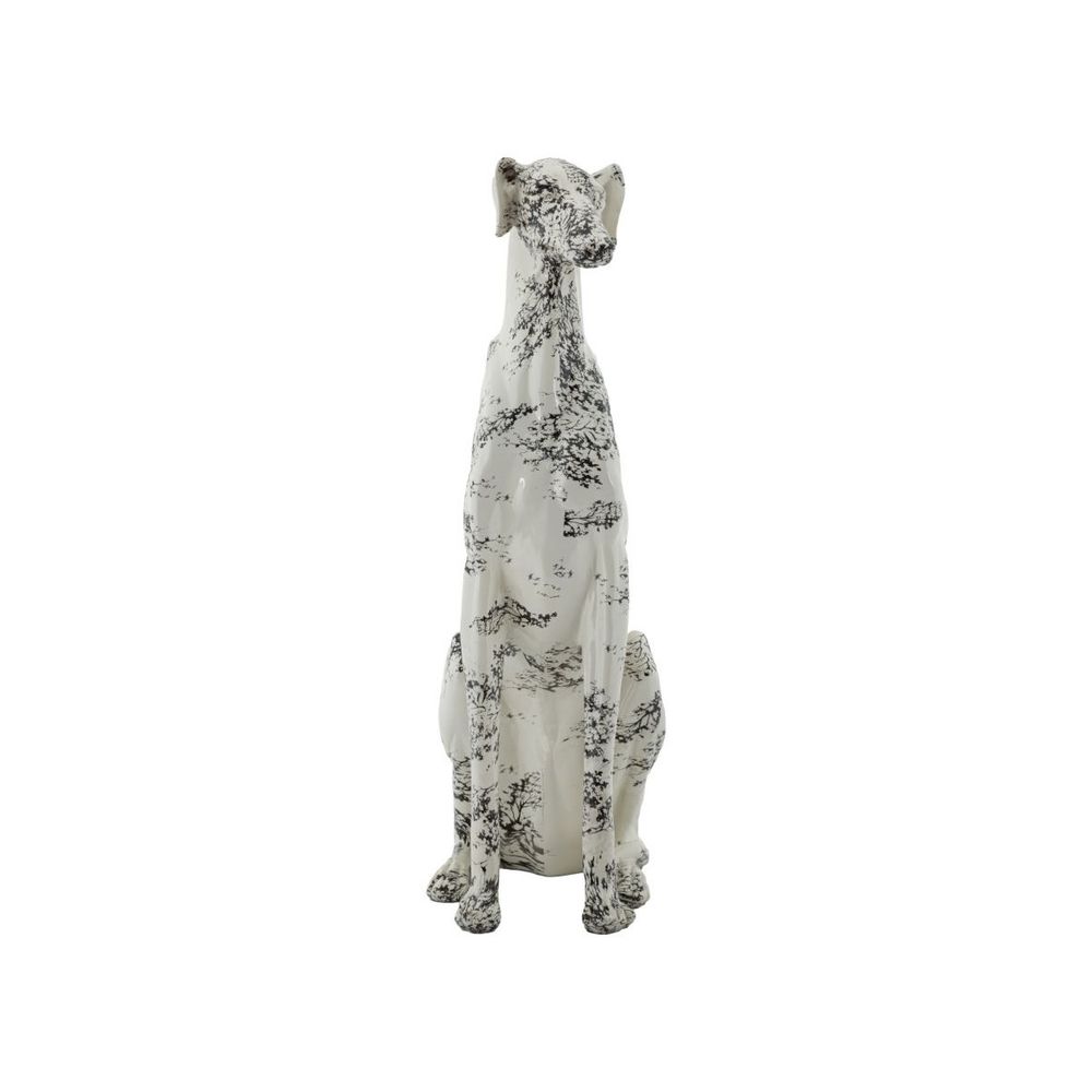 Statue chien assis 