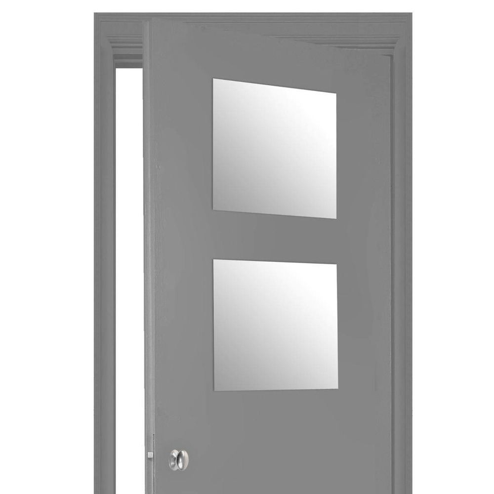 5five - lot de 2 miroirs carrés adhésifs 40x40