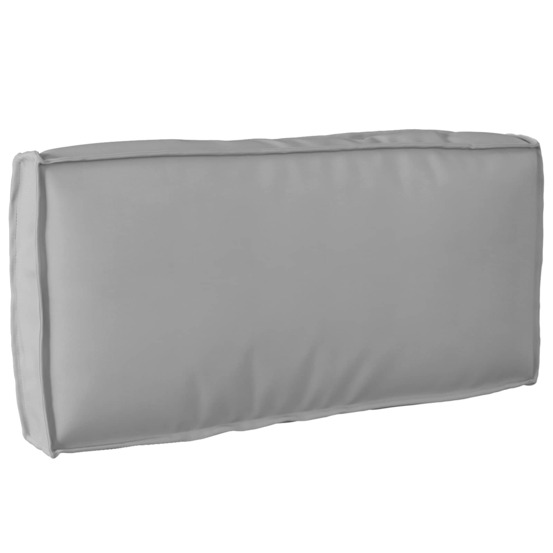 Coussin gris 80 x 40 x 12 cm tissu oxford