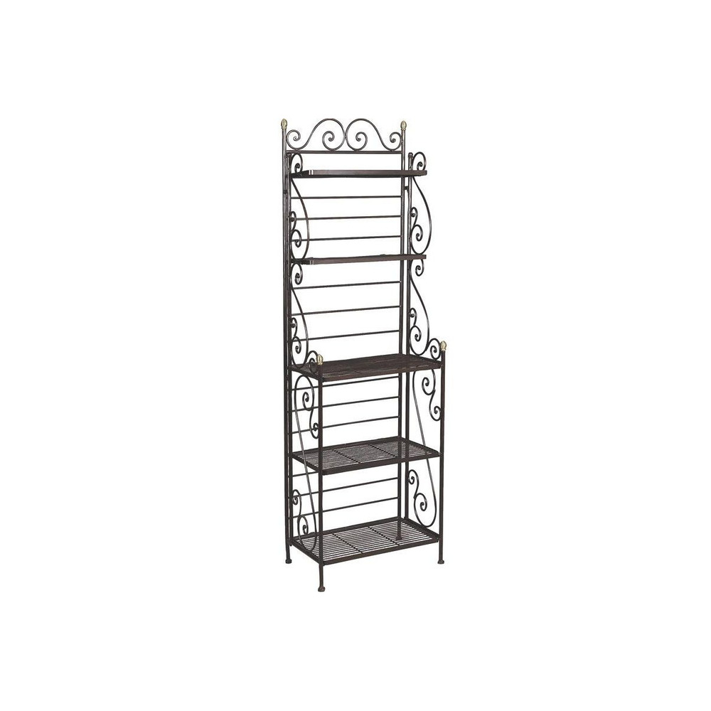 Étagère arabesques en métal