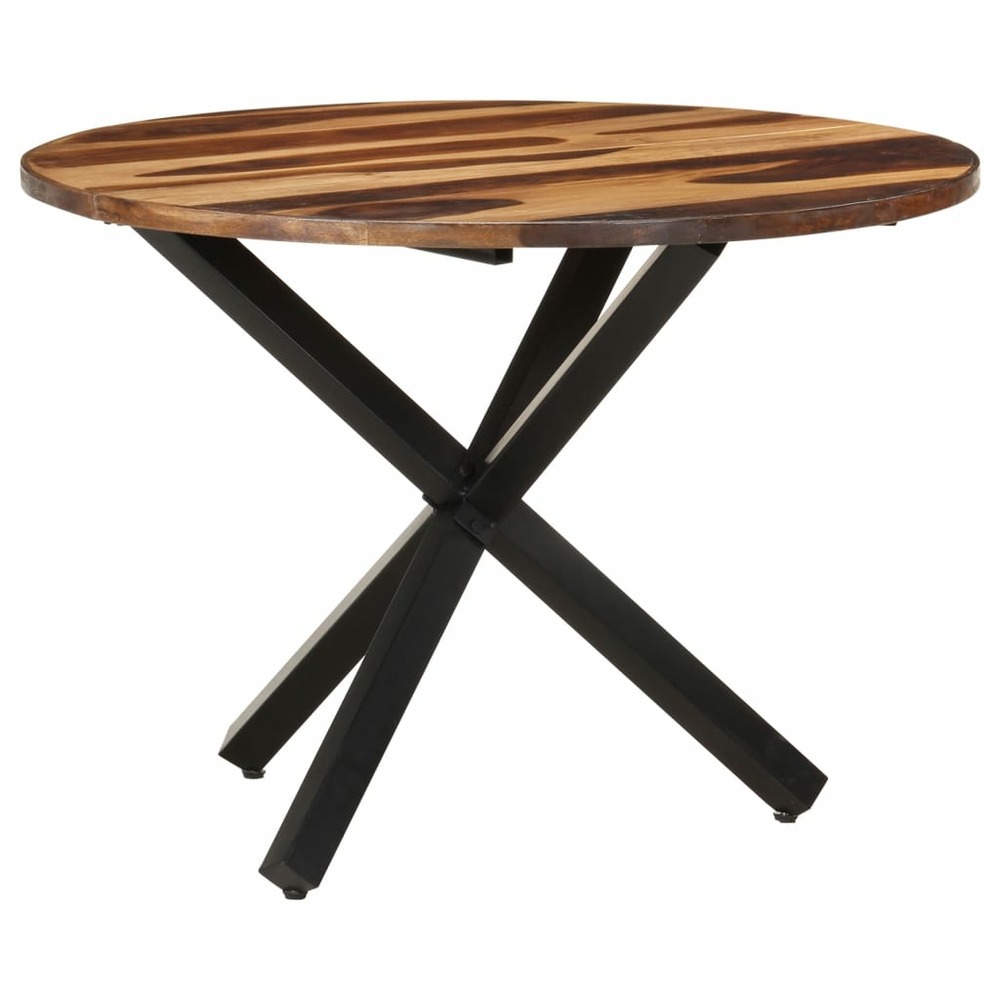 Table de salle à manger 100x100x75 cm bois d'acacia