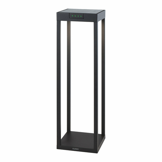 Borne solaire radia noir aluminium h50cm