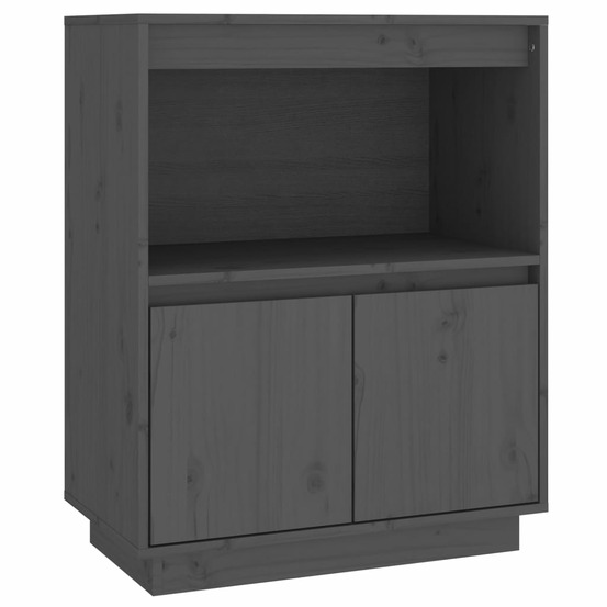 Buffet bahut commode armoire meuble de rangement organisateur cuisine salle de séjour salon 60 x 34 x 75 cm bois massif de pi