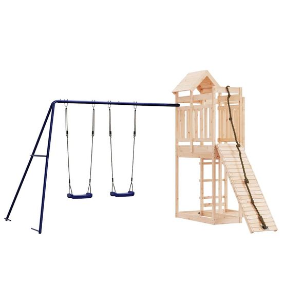 Aire de jeux d'extérieur bois de pin massif