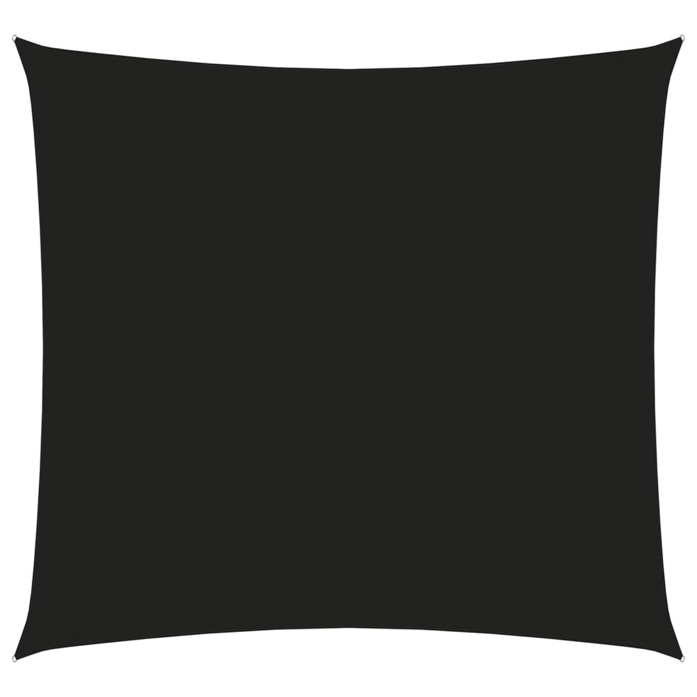 Voile toile d'ombrage parasol tissu oxford carré 3 x 3 m noir