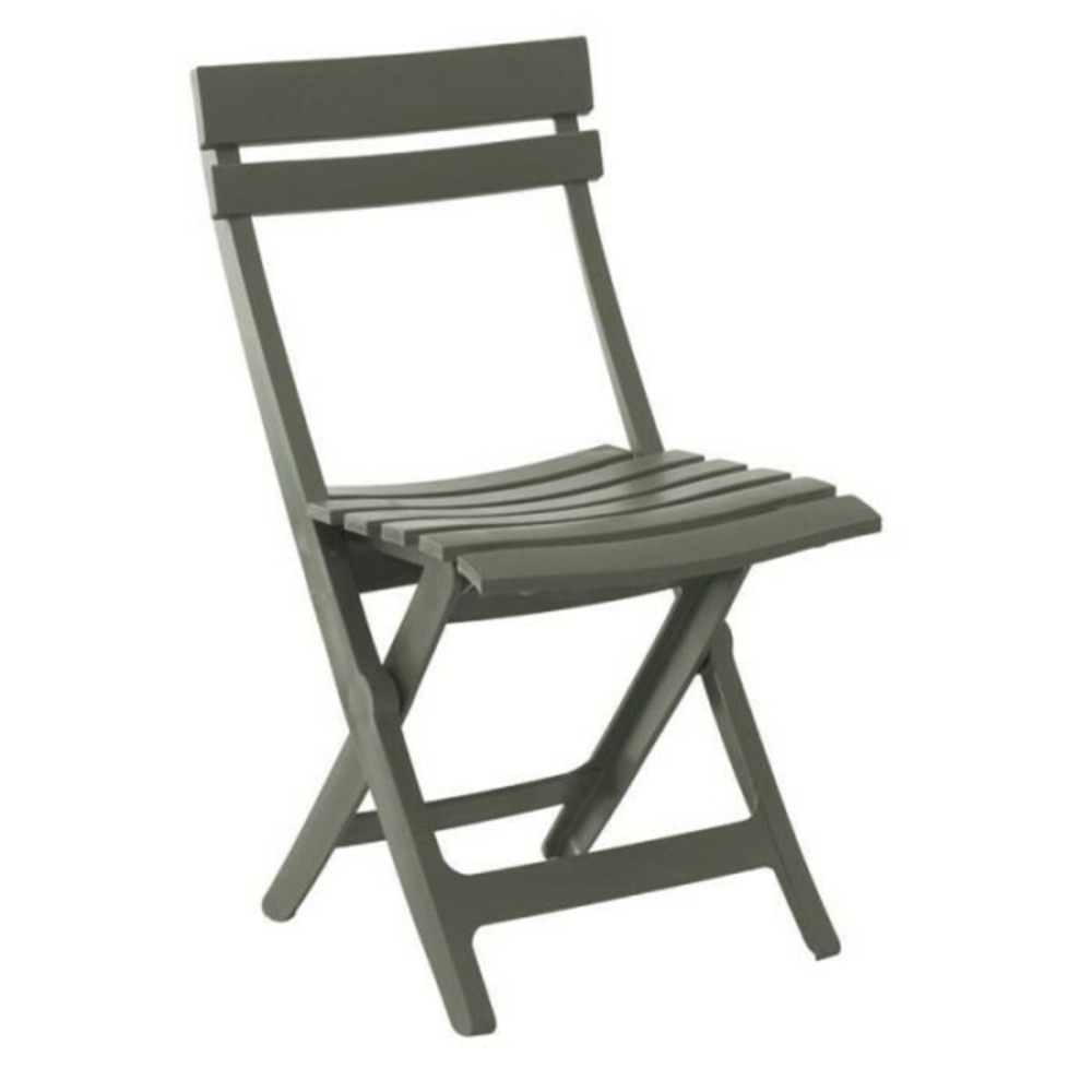 Chaise pliante - - miami - forest green - résine