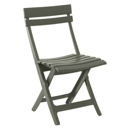 Chaise pliante - - miami - forest green - résine