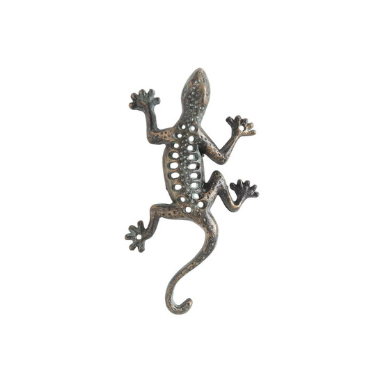 Lézard mural en fonte ajourée