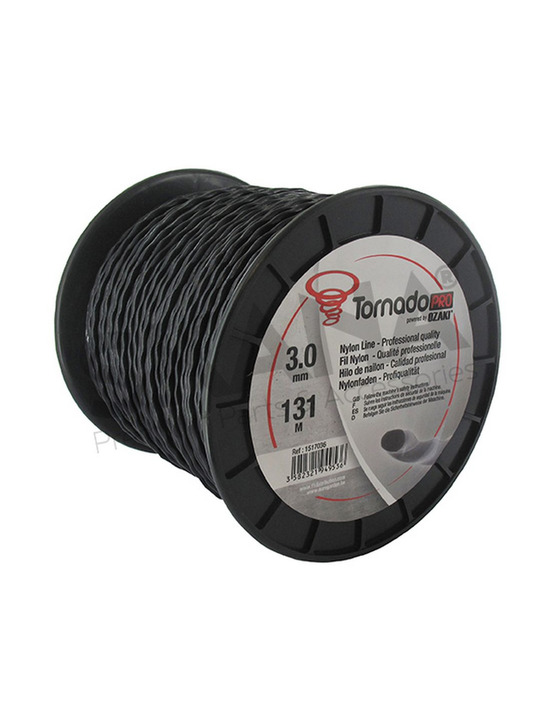 Bobine fil nylon copolymère ozaki tornado - longueur: 131m, ø: 3,00mm.