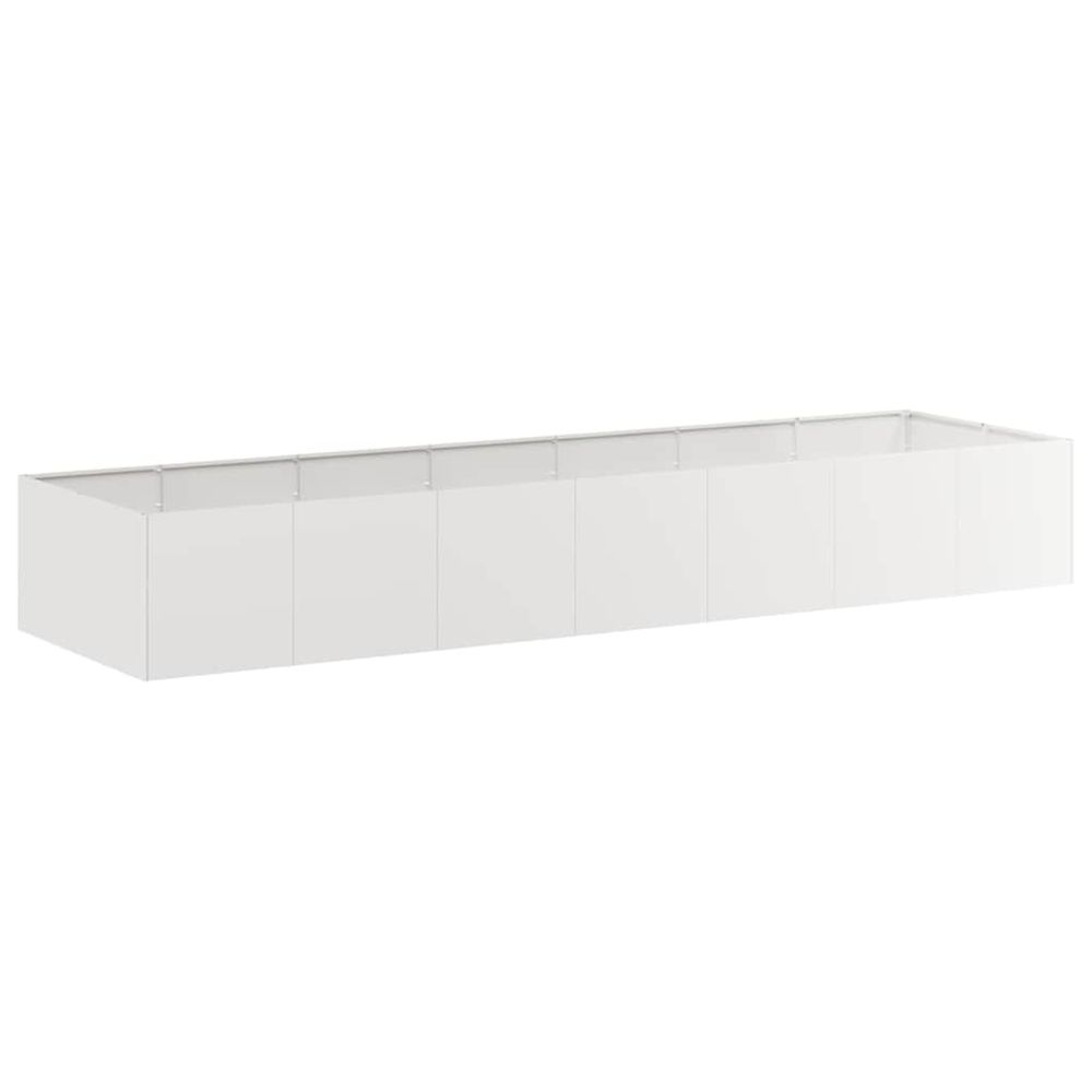 Jardinière d'extérieur 280x80x40 cm acier inoxydable