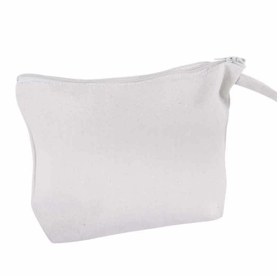 Trousse à customiser 22 x 17 cm - blanche