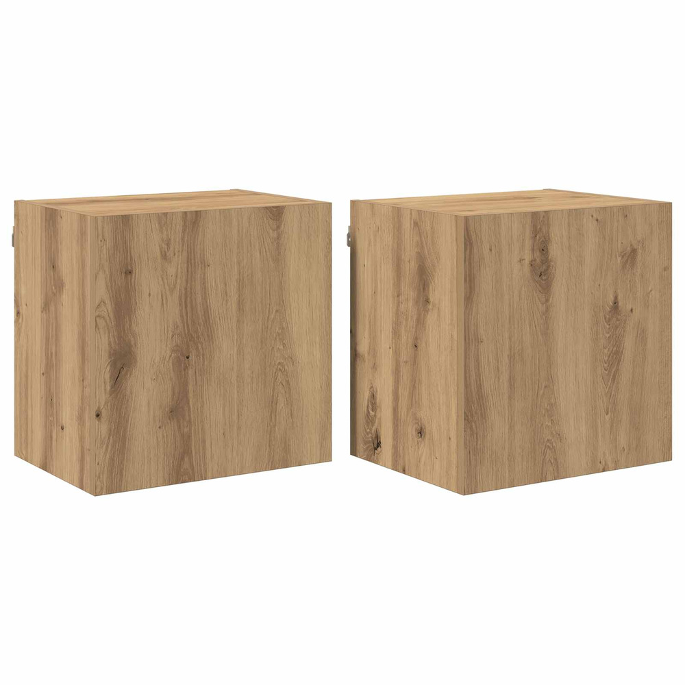 Meubles tv muraux 2 pcs chêne artisanal 40,5x30x40cm