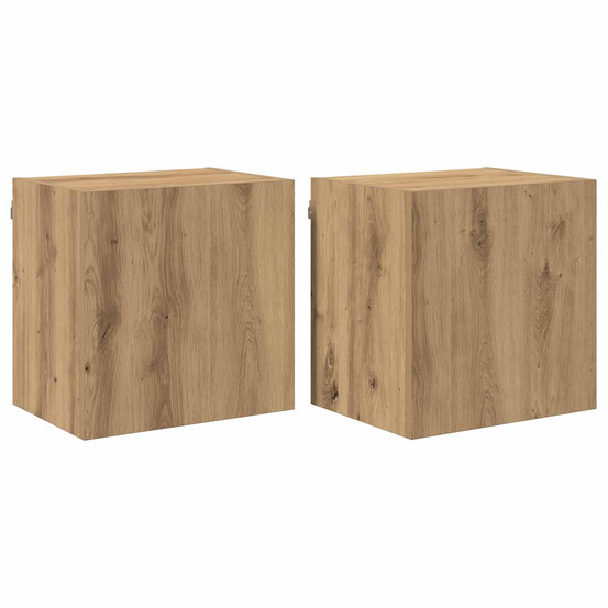 Meubles tv muraux 2 pcs chêne artisanal 40,5x30x40cm