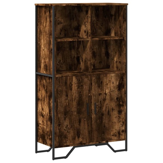 Buffet bahut commode armoire meuble de rangement organisateur cuisine salle de séjour salon haut 79,5 x 35,5 x 137,5 cm bois