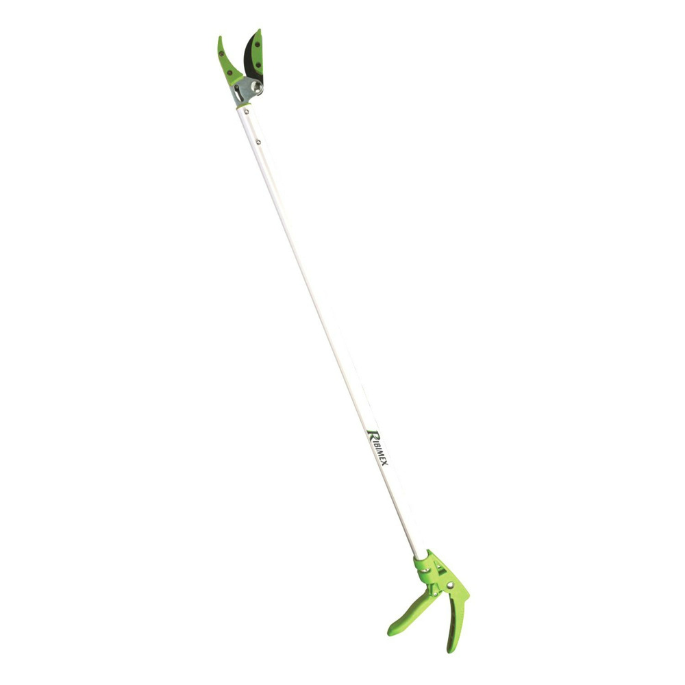 Ramasse-fruits en métal - bmi, 1 m, cueille-fruits / sécateur / élagueur, manche rotatif à 180°