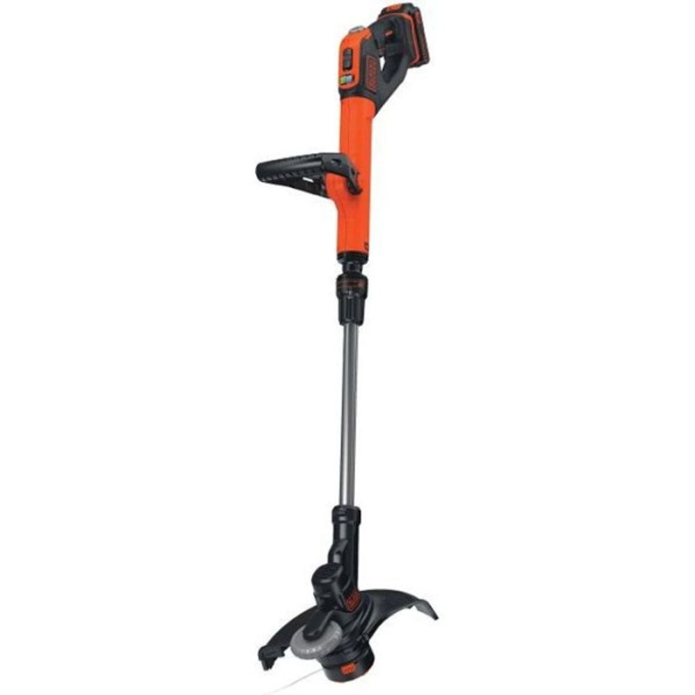 Coupe-bordures electrique sans fil 18v stc1820epc-qw - black+decker - 2 vitesses tete pivotante 180°