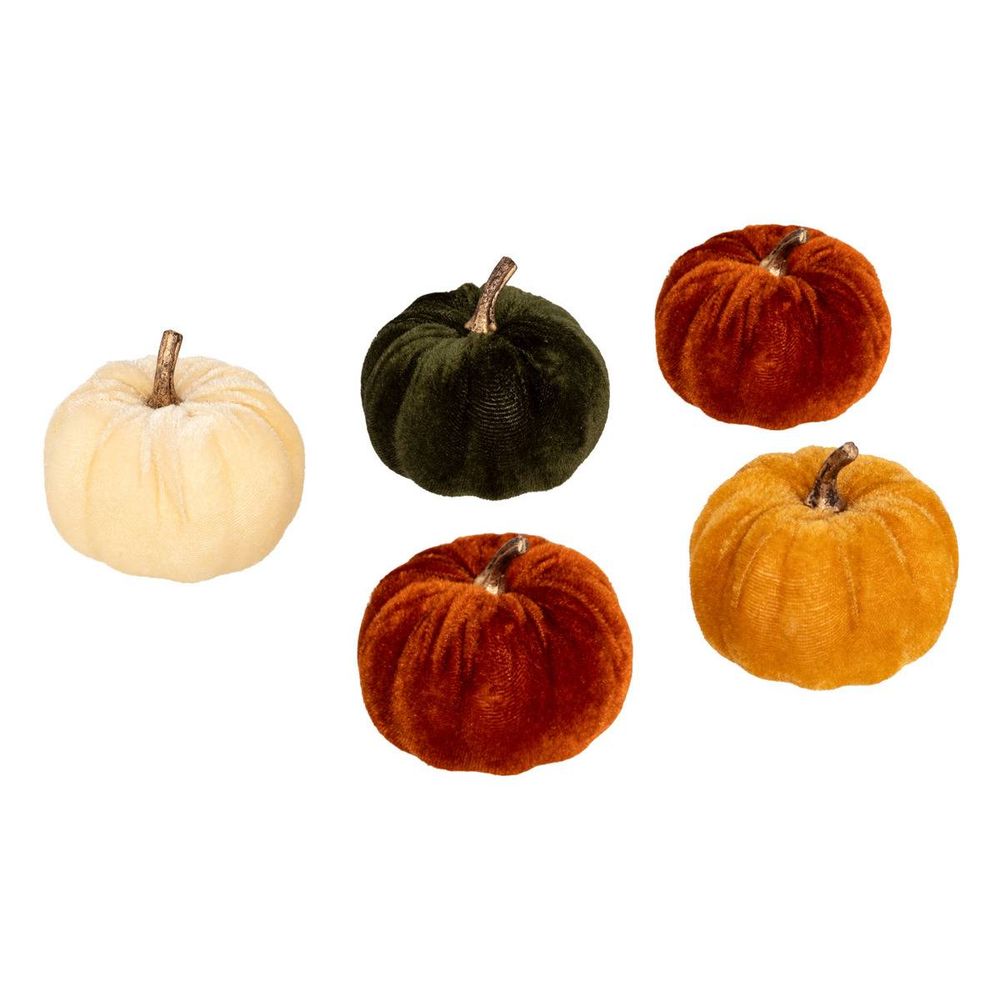 Plf citrouilles velours x5