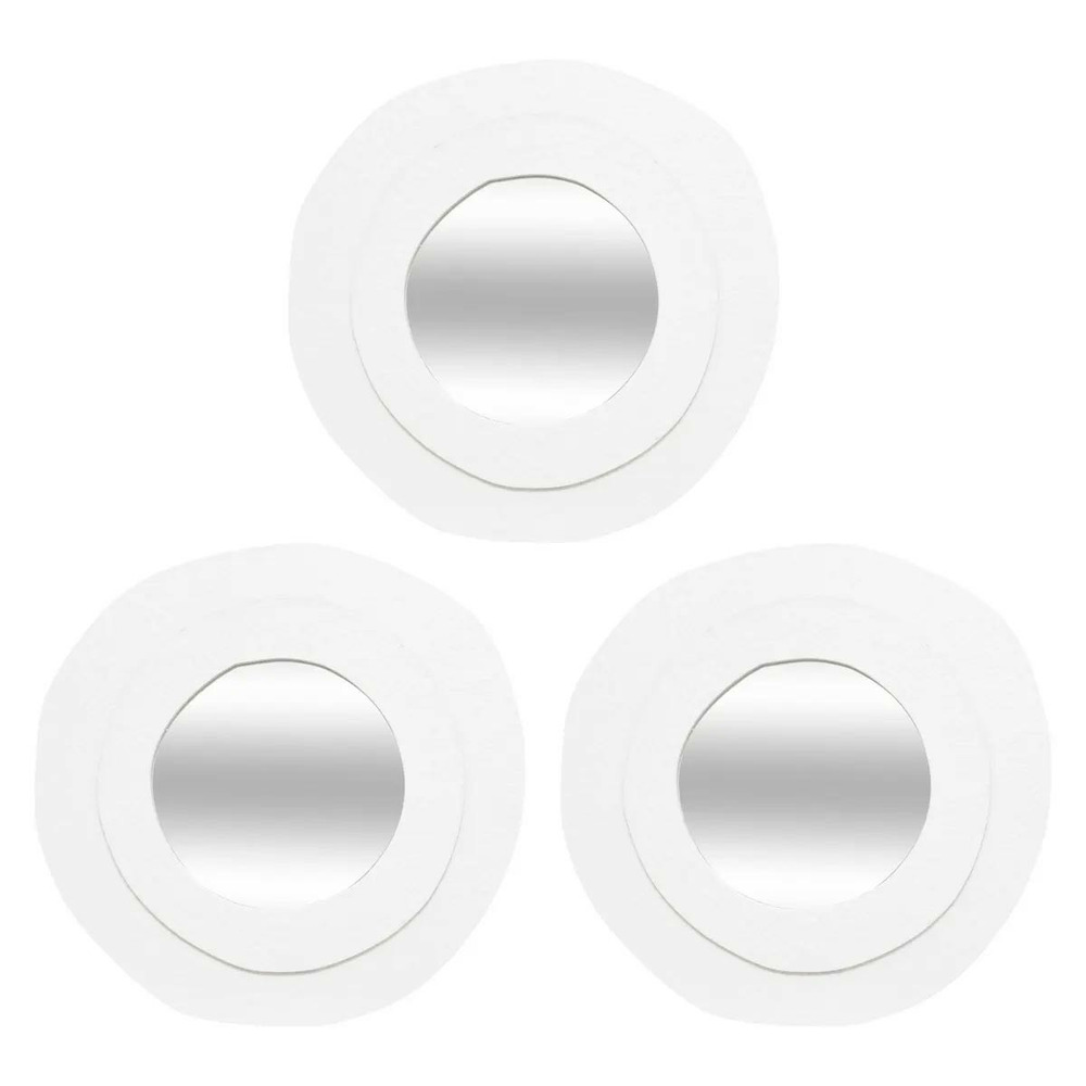Lot de 3 miroirs ronds 