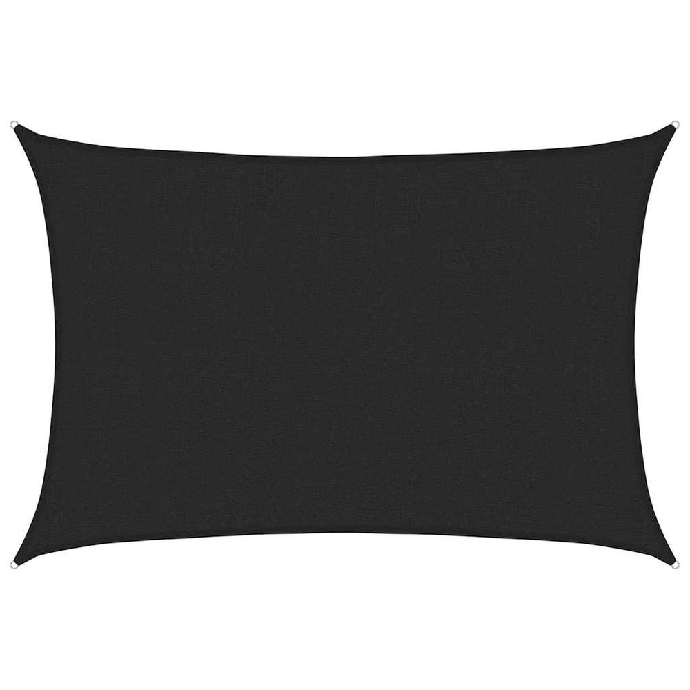 Voile d'ombrage 160 g/m² noir 2,5x3,5 m pehd