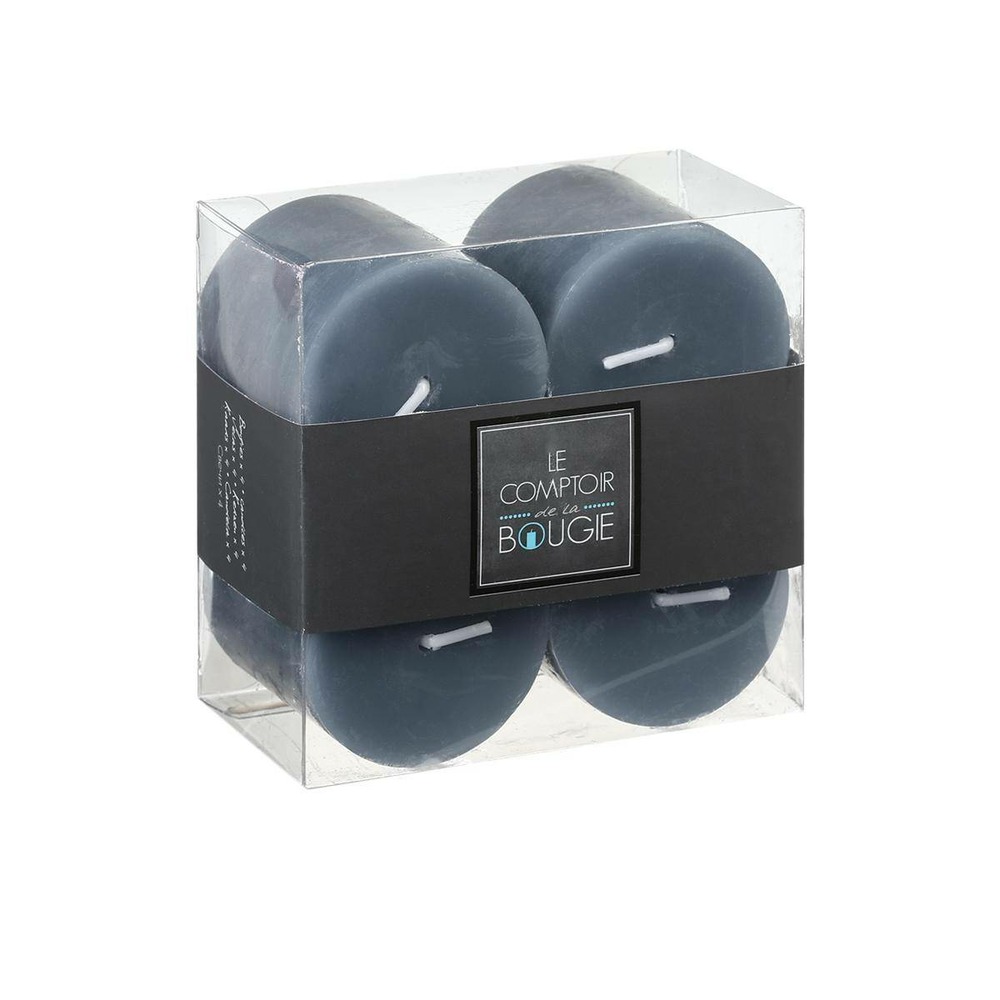 Bougie rustique - gris - 60g