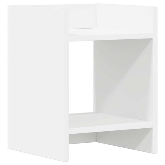 Support de plante blanc 30 x 30 x 40 cm bois d'ingénierie